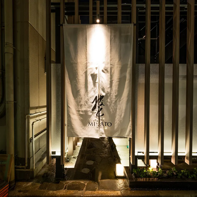 ホテルの入り口